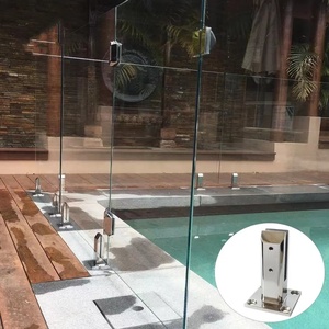 Support de fixation réglable sans cadre en acier inoxydable pour garde-corps en verre de piscine, balcon, escalier et villa - Supports de fixation résistants à la rouille - Product Image 3