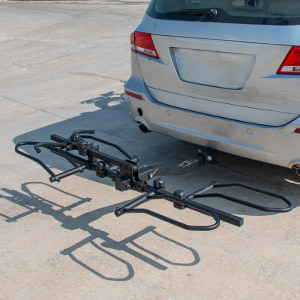 2 bici pieghevole stile piattaforma portabiciclette montato gancio portabiciclette portabiciclette <span class=keywords><strong>per</strong></span> SUV Sedan - Product Image 2