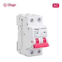 Disjoncteurs miniatures sur rail DIN 6kA 1-4P CE 6-63A Courbe C Protection contre les surcharges et les courts-circuits basse tension AC Chayo