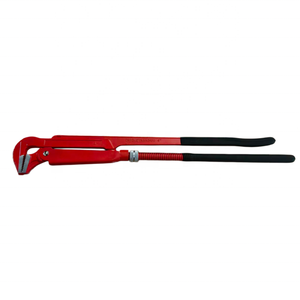 Clé à gaz pour tuyau d'angle 45° Clé à tuyau en acier au chrome-vanadium de 1 pouce, pince à pompe à eau - Product Image 2