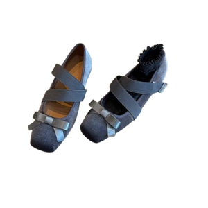 Chaussures plates d'été en PU pour femmes, mocassins à enfiler confortables et respirants, baskets décontractées avec semelle intérieure au design tendance - Product Image 1