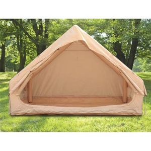 OE HOME Inflatable Foldable Glamping Tent with Pump 4-6 Persons 4-Season Water Resistant Oxford Fabric 12 <b>Mesh</b> <b>Window</b> - Product Image 4