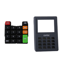 Petit lot de fabrication de calculatrice de haute qualité moulage sous vide en caoutchouc souple et boîtier en plastique sérigraphie usinage cnc