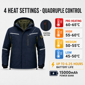 Chaqueta Térmica para <span class=keywords><strong>Hombre</strong></span> para Senderismo Alpino, Excursiones de Montaña, Viajes de Trekking y Picos Nevados - Product Image 4