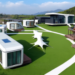 Maison Conteneur Préfabriquée YIWAN de Luxe Moderne, Capsule Spatiale, Cuisine en Bois, Conception Respirante, Garantie 5 Ans pour Chambre à Coucher - Product Image 5