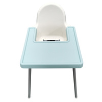 Tapis de table en silicone antidérapant Allcover avec bords antidérapants, qualité alimentaire, pour chaise haute, couverture de plateau pour bébé