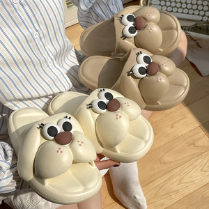 Dimifei của phụ nữ mở ngón chân trong nhà cho dép dễ thương Mùa Hè Thiết kế với đáy dày không trượt Tính năng cho mùa xuân Puppy chủ sở hữu - Product Image 3