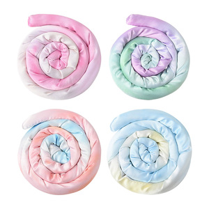 Serrure longue pliable fil de fer porte-queue de cheval <span class=keywords><strong>cheveux</strong></span> cravates femmes soie coloré Dreadlock bande de <span class=keywords><strong>cheveux</strong></span> - Product Image 3