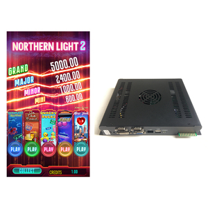 Máquina de Juegos de Arcade Vertical MAKER Texas de 43 Pulgadas, Northern Light, 2 Juegos de PC, Multijuegos 5 en 1, Caja de Juegos de Habilidad - Product Image 1