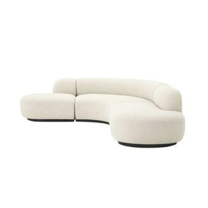 Moderno marco de madera sofá seccional muebles sala de estar tela terciopelo <span class=keywords><strong>Bjorn</strong></span> sofás para el hogar - Product Image 2