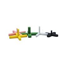 Croix de carreaux colorée et largement utilisée de 3*27mm avec système d'espacement coloré de poignée pour niveler la croix de carreaux