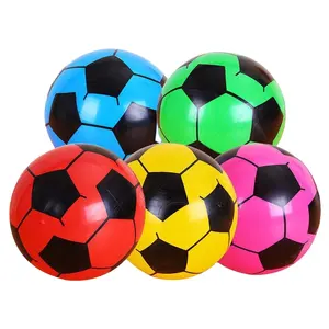 Cheap inflatable PVC Toy Plastic Soccer Balls for Kids Outdoor Play