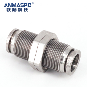 PM08 Conector Neumático de Placa Pasante de Acero Inoxidable SS304 Tipo Airtac, Nuevo, Piezas de Conexión Neumática de las Marcas OULU, <span class=keywords><strong>EUROLAND</strong></span>, ANMASPC - Product Image 5