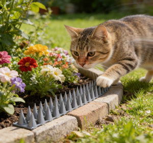 Piques répulsives anti-<span class=keywords><strong>chats</strong></span> <span class=keywords><strong>pour</strong></span> jardin et entrée, dissuasif anti-pigeons, répulsif anti-oiseaux HC1120-TC - Product Image 4