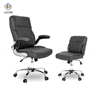 Chaises de pédicure et de manucure haut de gamme en cuir PU, réglables, pivotantes, avec vérin à gaz et roulettes