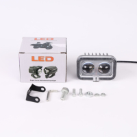 Luces LED Antiniebla/de Conducción Yongyou para Motocicleta y Automóvil, 6500LM, 12-50V, DRL, Faro de Trabajo con Bombilla Roja, Modelo YYZ-02