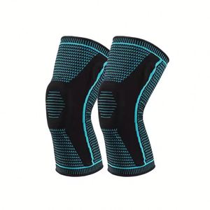 YIWU alta calidad Nylon compresión deporte con bisagras <span class=keywords><strong>rodillera</strong></span> ortopédica artritis ciclismo pierna soporte panal suave fútbol - Product Image 1