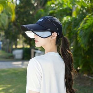 Casquette de baseball personnalisée en gros pour l'été, avec protection solaire latérale, pour le golf et la course, 100% coton, broderie 3D, boucle argentée en cuivre - Product Image 2