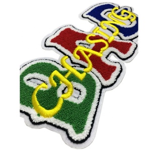 Nouveau Design En Gros Logo Personnalisé Brodé <span class=keywords><strong>Patch</strong></span> Chenille Pour Vêtements - Product Image 5
