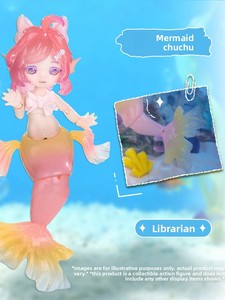 Venta al por mayor: Colección de figuras de PVC BJD <span class=keywords><strong>Chuchu</strong></span> Sirena auténticas en caja sorpresa, regalo festivo, exhibición de productos, 6 piezas/set - Product Image 4
