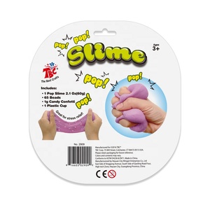 One Dollar Item <b>Kids</b> Children Educational Toys Slime Non-toxic EN71 Passed DIY Candy Cake <b>Bubble</b> Fluffy Slime for Gift - Product Image 4