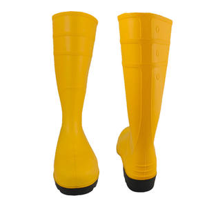 Bottes <span class=keywords><strong>de</strong></span> travail unisexes en caoutchouc, légères, durables, en PVC, anti-chocs, imperméables, antidérapantes, hautes, pour la <span class=keywords><strong>pluie</strong></span>, vente directe d'usine OEM - Product Image 5