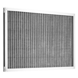 16x25x1 Filtro de aire electrostático de aluminio MERV 8 Real 15,5x24,65x0,82 Alta eficiencia para el hogar y la Oficina - Product Image 1