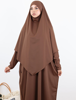 Burkini Khimar Grande Taille Personnalisé à Séchage Rapide pour Femmes Musulmanes, Protection UPF50+, Matière Polyester/Spandex pour l'Été