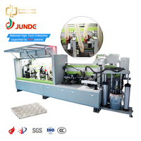 Máquina de Enchapado de Cantos Automática para Aluminio y Madera JD-FK768, Alta Velocidad, Sin Enjuague, 7KW, Velocidad de Alimentación de 10~15m/min, 380V, 1 Año de Garantía