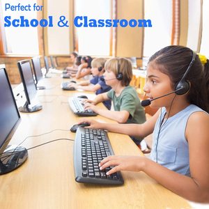 Neue hoch auflösende Sound übertragung AU 3,5mm leichte kabel gebundene Mikrofons pezialisierung Voice Services On-Ear-Kopfhörer - Product Image 4