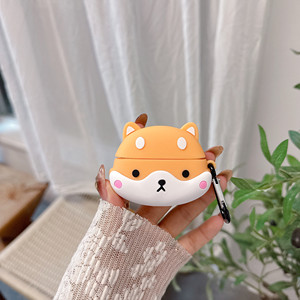 Funda Protectora de Silicona para Auriculares con Diseño de Gato Enojado, para Regalo y Promoción, con Llavero - Product Image 6
