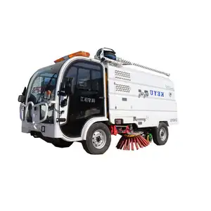 KEYU 2.7 CBM Electric road sweeper trucks environmental street vacuum cleaner road vacuum sweeper