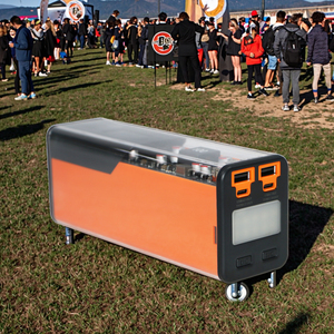 大容量100Wポータブル電源 ソーラーパネル＆車載充電対応 急速充電リチウムイオンバッテリー アウトドア用 - Product Image 1