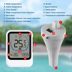 Dijital kablosuz soğuk su buz banyosu yüzer termometre Spa havuzu için bebek banyo küvet - Product Image 4