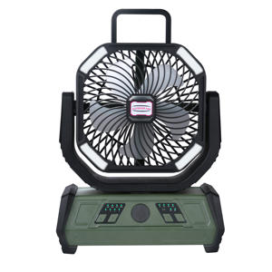 Ventilateur de camping extérieur rechargeable 20000 mAh avec batterie au lithium et télécommande, silencieux et portable pour l'été - Product Image 2