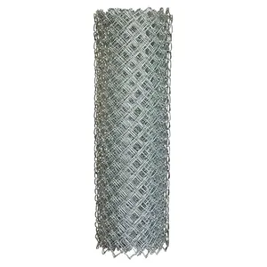 environmental anti corrosion 9 10gauge PVC coated iron wire mesh chain link fence rolls