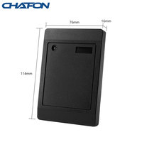 Lector de Tarjetas de Control de Acceso RFID CHAFON de 125kHz con Interfaz WG, Material ABS, Protocolo EM4200/TK4100, Distancia de Lectura de 1-10cm