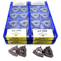 Plaquettes de coupe CNC WNMG080404/WNMG080408 EF YBG205 ZCC.CT, outils de tournage en carbure d'origine pour tour Mia