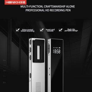 Hbnkh Xách Tay Bút Âm Thanh Bằng Giọng Nói Ghi Âm <span class=keywords><strong>Microphone</strong></span> Mặc Với Lặp Lại Bộ Nhớ Có Sẵn Ghi Âm Kỹ Thuật Số Bút Dictaphone - Product Image 2