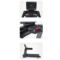 Caminadora Eléctrica Económica JPL-910T con Pantalla LED, Ajuste de Velocidad Ecológico, Marco de Aluminio Portátil, Unisex, para Gimnasio en Casa