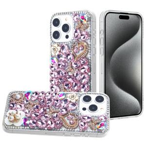 เคสโทรศัพท์มือถือลายผีเสื้อวิบวับ น่ารัก หรูหรา ประดับเพชร คริสตัล กลิตเตอร์ กันกระแทก - Product Image 3