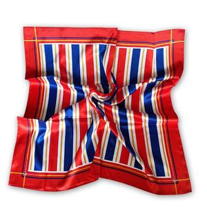 Collection d'automne uniforme classique hôtesse cou cravate écharpe compagnie aérienne hôtesse de l'air carré et Style imprimé en matériau soyeux - Product Image 1