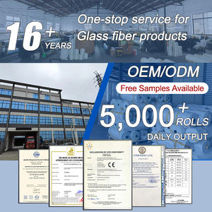 Nqfiber ม้วนผ้าใยแก้วแบนคุณภาพสูง, วัสดุกันไฟ100กรัม200กรัม300กรัมผ้าทอลายทแยง - Product Image 5