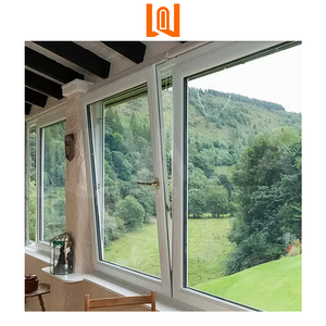 Alta calidad Impacto de huracán impermeable <span class=keywords><strong>PVC</strong></span> inclinación y giro <span class=keywords><strong>ventana</strong></span> balcón insonorizado columpio UPVC <span class=keywords><strong>ventana</strong></span> abatible - Product Image 3