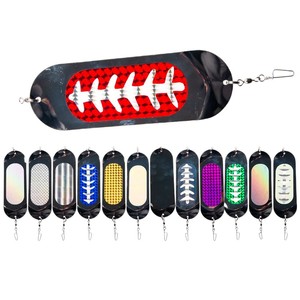 Cuchara de Pesca Metálica para Trolling, Señuelo de Salmón de 6 Pulgadas, Señuelo de Fondo para Pesca - Product Image 1