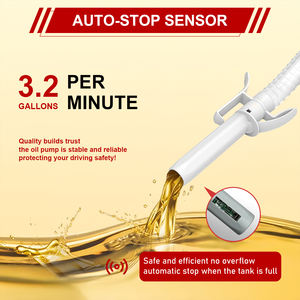 Auto-Stopp-Sensor Selbstansaugende 5V DC Batteriebetriebene Kraftstoffpumpe mit Schlauch 3-Tank-Adapter Tragbare Flüssigkeitspumpe 3,2 Kunststoff - Product Image 3