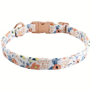 Collar para Perro con Estampado Floral y Lazo, Collar Ajustable y Suave para Mascotas con Hebilla Metálica en Forma de Serpiente para Perros Pequeños y Medianos, Gatos, Venta al por Mayor - Product Image 6