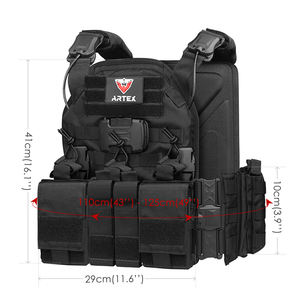 Chaleco Táctico Magnético de Liberación Rápida, Sistema MOLLE, Multifuncional, Ajustable para Todo el Cuerpo, para Entrenamiento al Aire Libre y Seguridad - Product Image 2