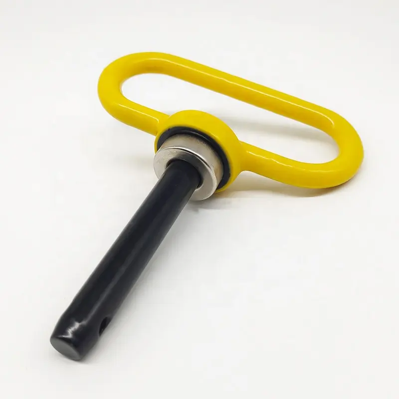 Römork çekme aksamı kilit pimi sarı kolu boyutu 1/2 "X 3"
