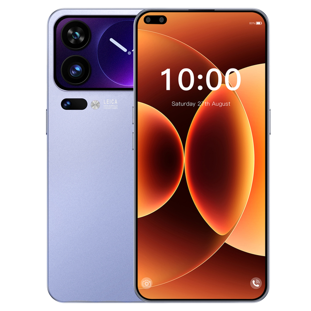 Full Screen 2026 New Product Android 15 OLED Mobile Phone M17 Pro Max 5G Smartphone Original New Unlocked Phone for 7000mah